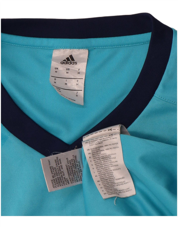 Adidas muška majica Climalite s dugim rukavima srednje plave boje od poliestera