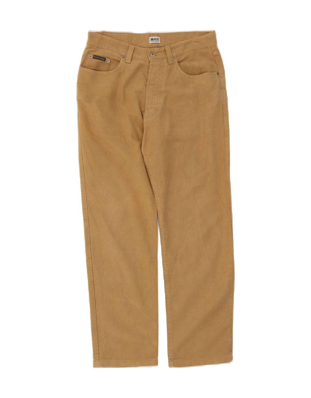 DOLCE & GABBANA Mens Straight Casual Trousers W33 L28 Beige Cotton Vintage Dolce & Gabbana and Second-Hand Dolce & Gabbana from Messina Hembry 