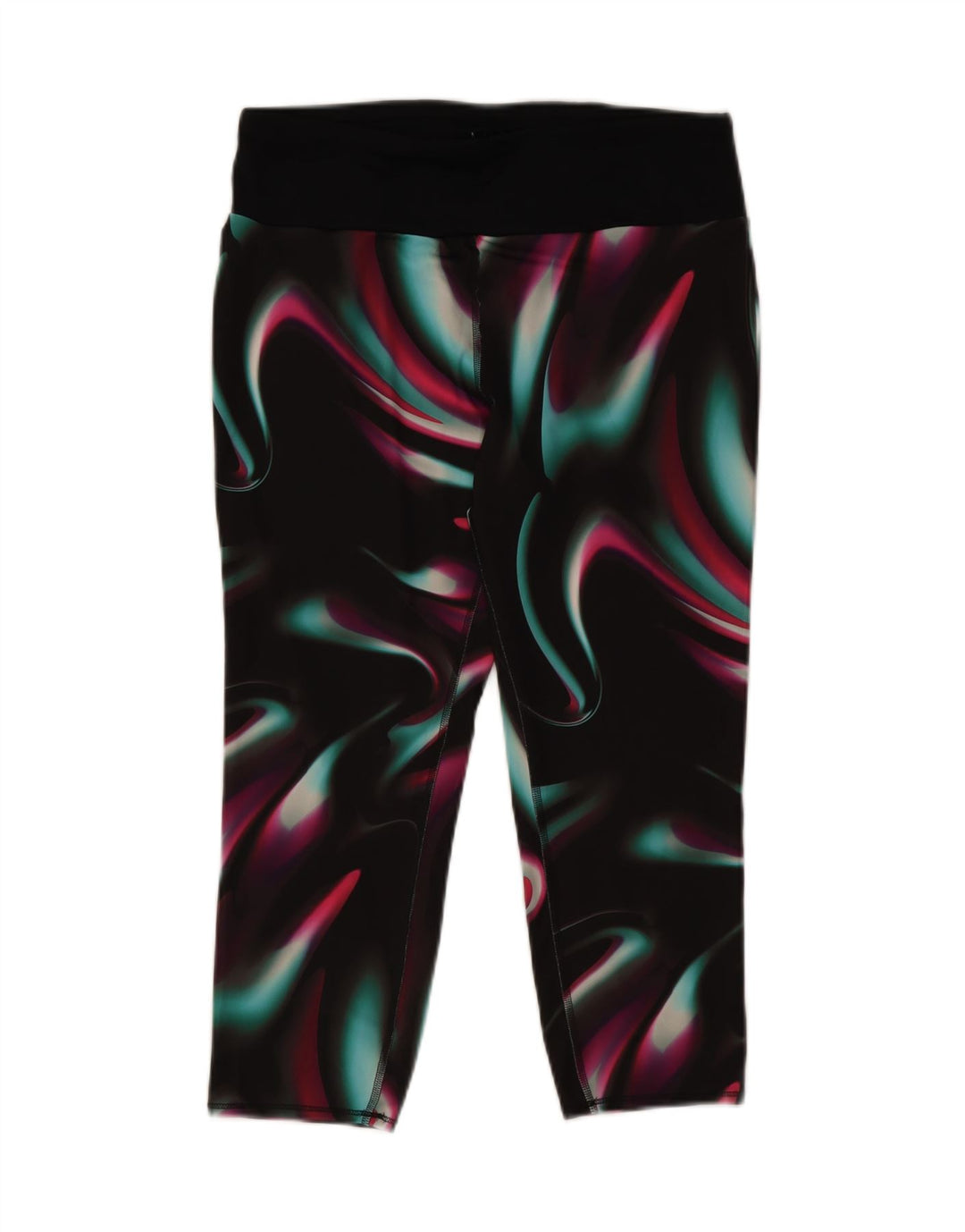 MARKS & SPENCER Womens Leggings UK 16 Large  Multicoloured Colourblock