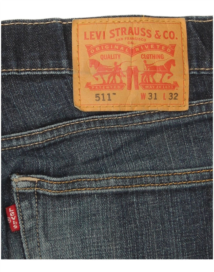 Levi's muške 511 uske traperice W31 L32 plavi pamuk