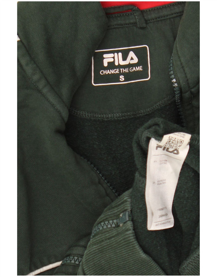 Fila Muška gornja jakna od trenirke Mala kaki prugasta pamuk