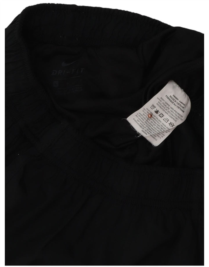 Nike ženske kratke sportske hlače Dri Fit UK 14 veliki crni poliester