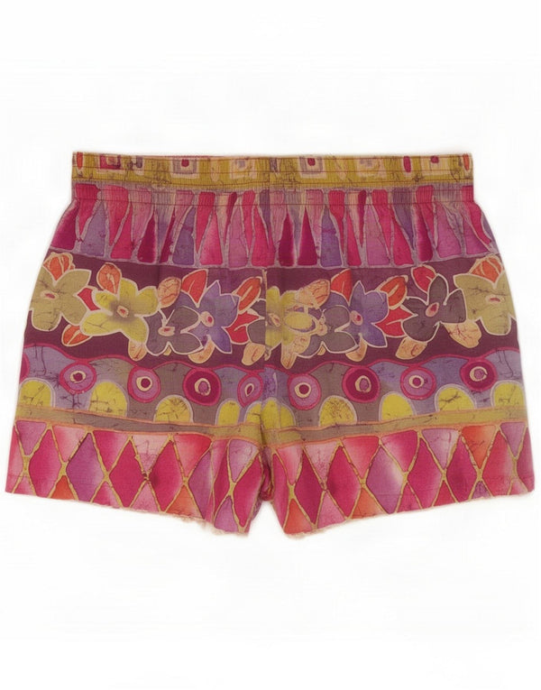 Byblos Womens Shorts IT 50 XL Multicolored Floral Beach