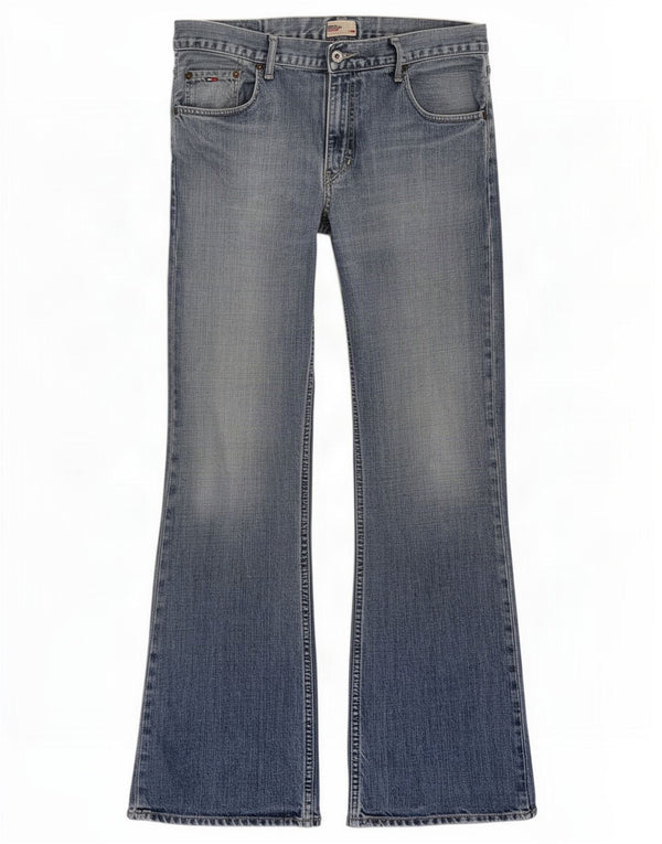 Tommy Hilfiger ženske Manhattan Bootcut traperice W34 L31 plavi pamuk