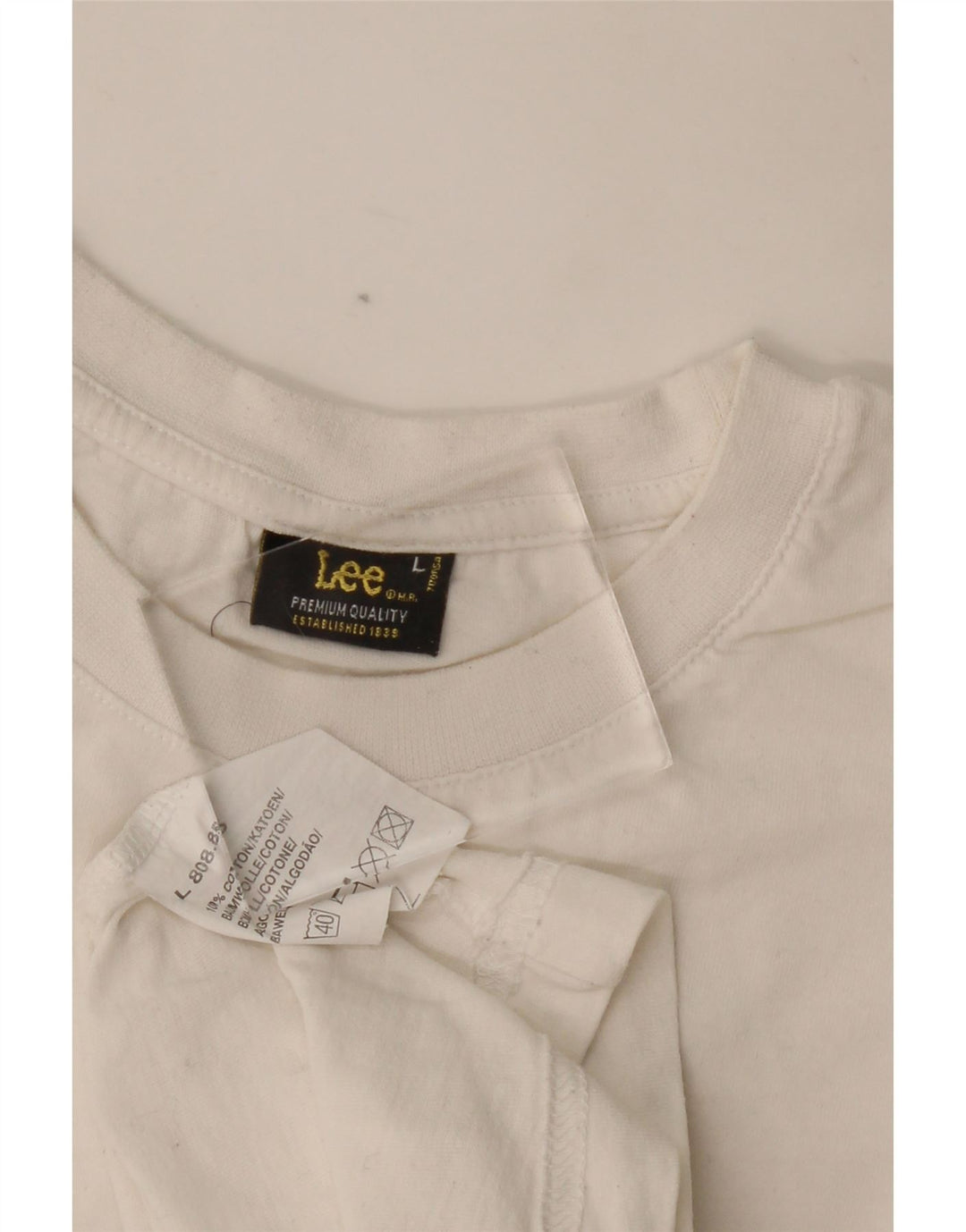 LEE Ženska majica s grafičkim motivima UK 16 Veliki bijeli pamuk