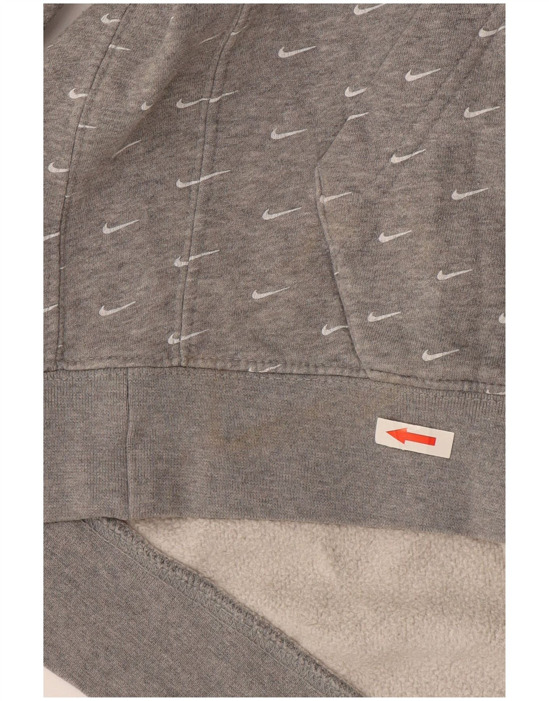 Nike muška majica s kapuljačom s kapuljačom, mali sivi pamuk
