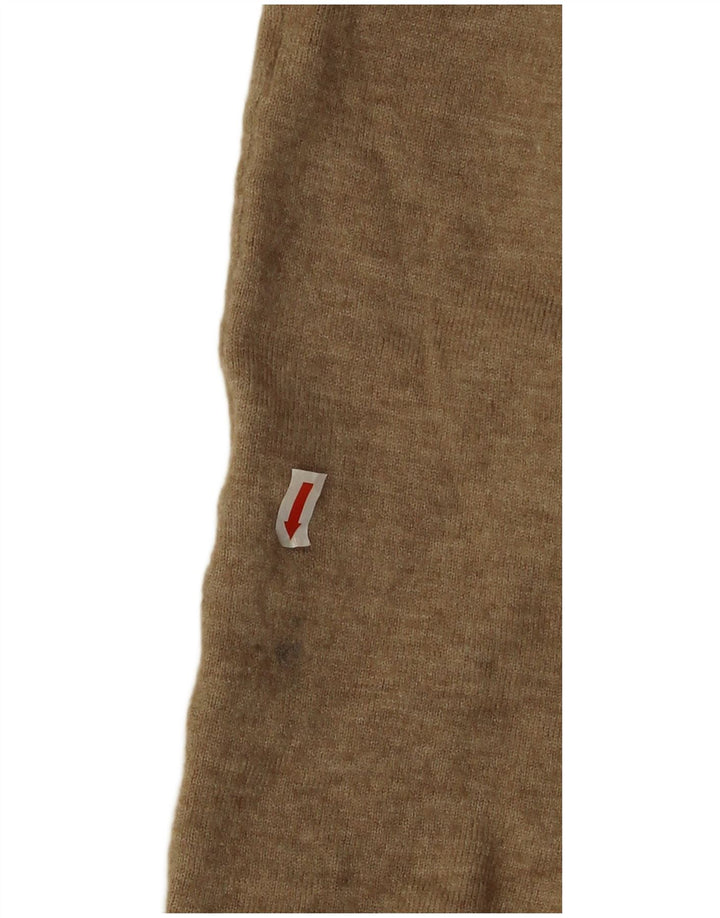 Zara ženski dugi kardigan pulover UK 14 srednje bež boje