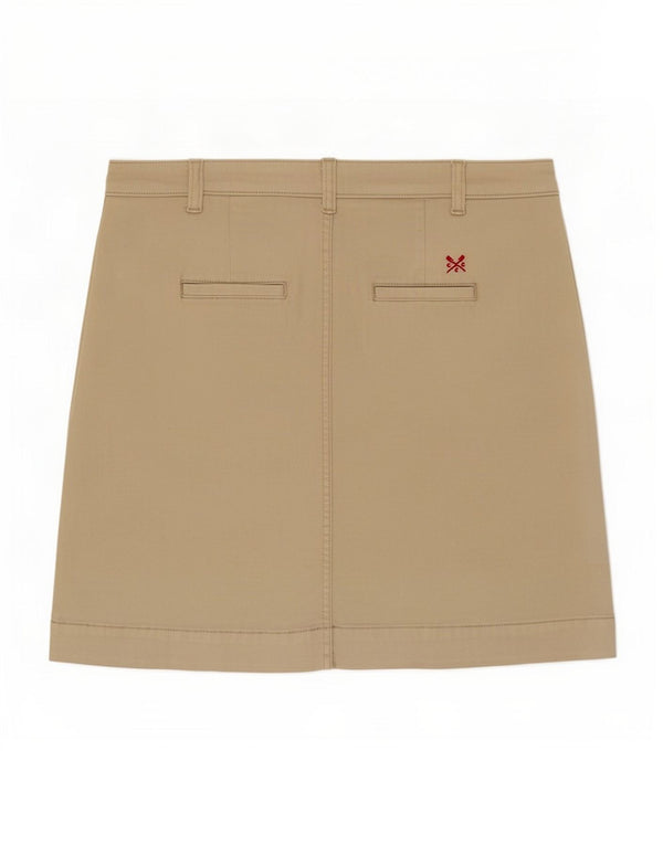 Crew Clothing Ženska mini suknja UK 16 Large W36 Bež pamuk