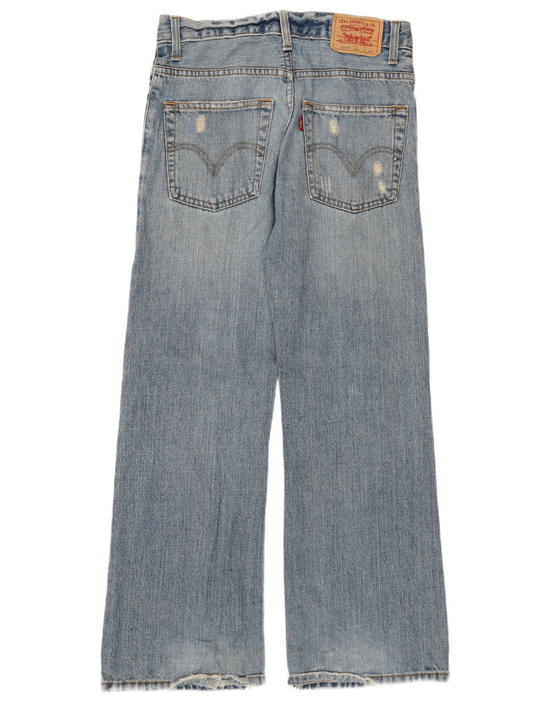 Levi's ženske 527 traperice s oskudnim krojem, veličina 12 srednje W28 L27 plava