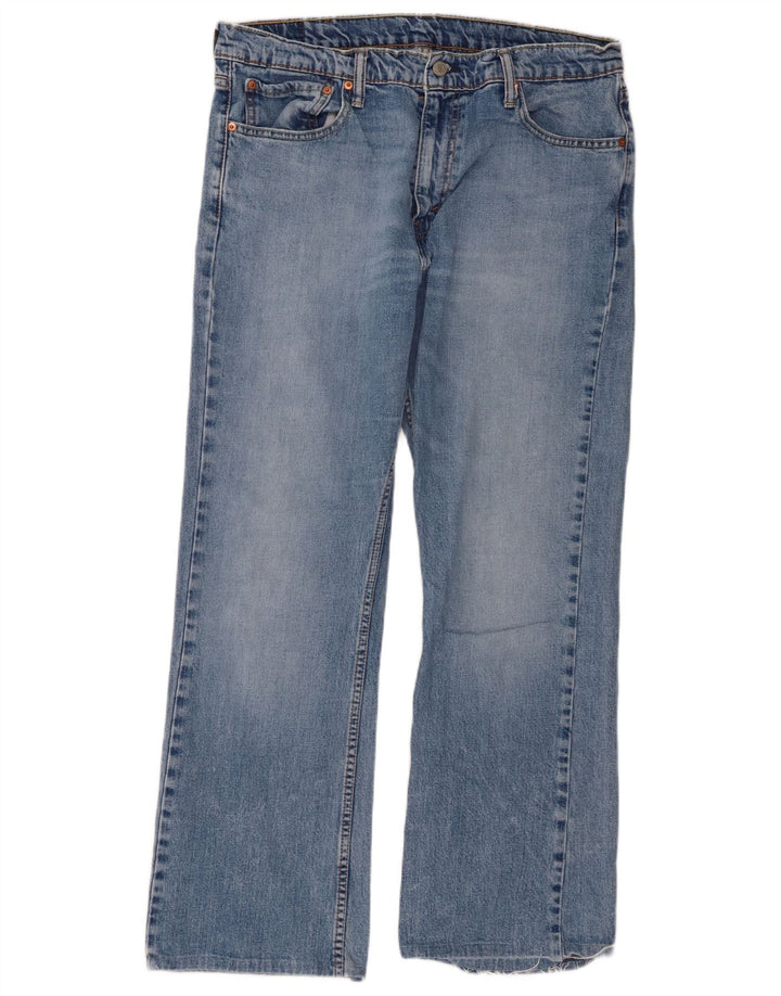 Levi's muške 527 Bootcut traperice W38 L29 plavi pamuk