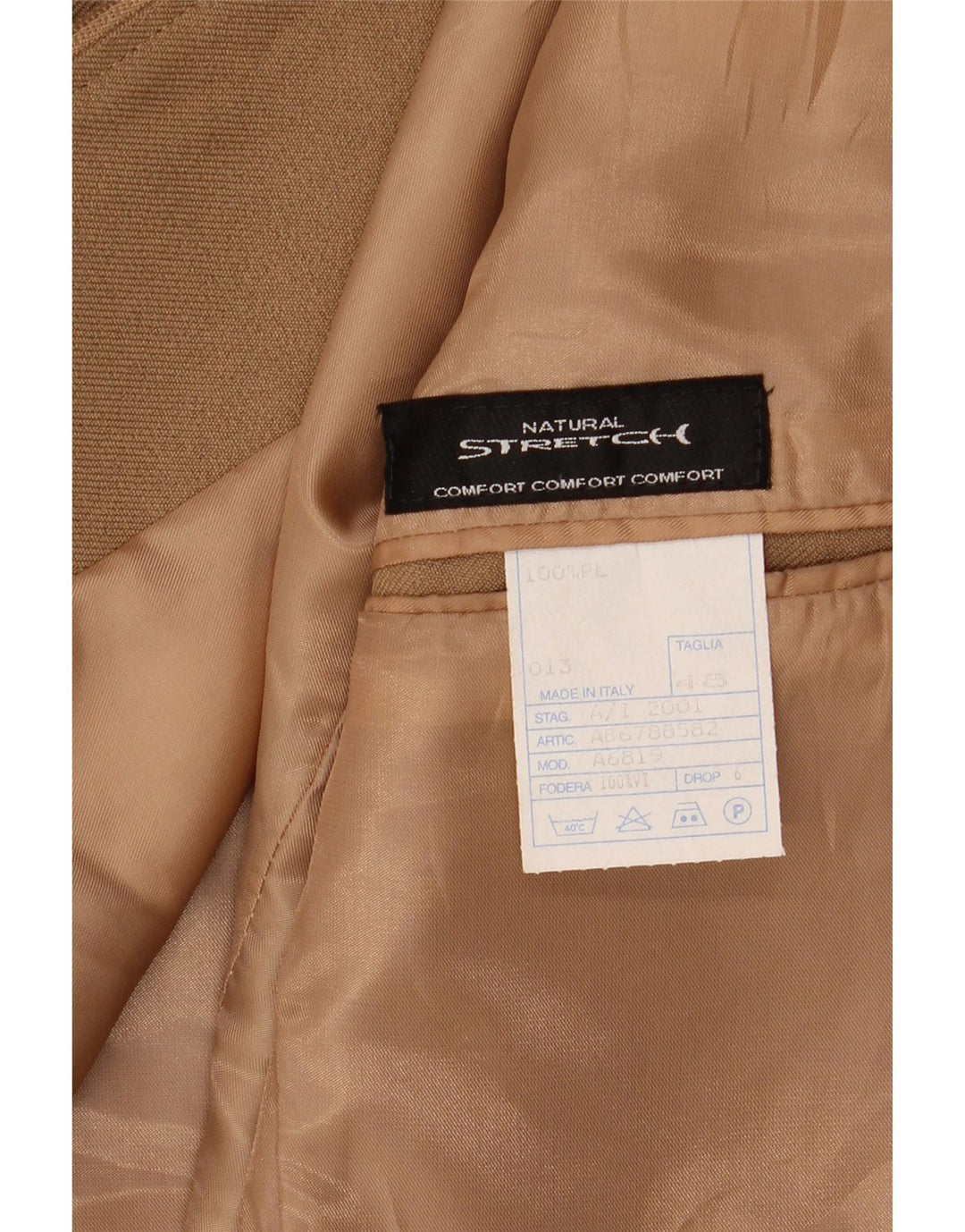 VINTAGE ženski sako IT 48 XL smeđi poliester