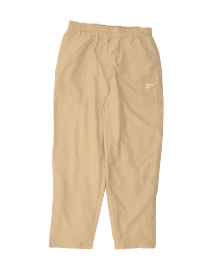 REEBOK Mens Tracksuit Trousers Medium Beige Polyester Vintage Reebok and Second-Hand Reebok from Messina Hembry 