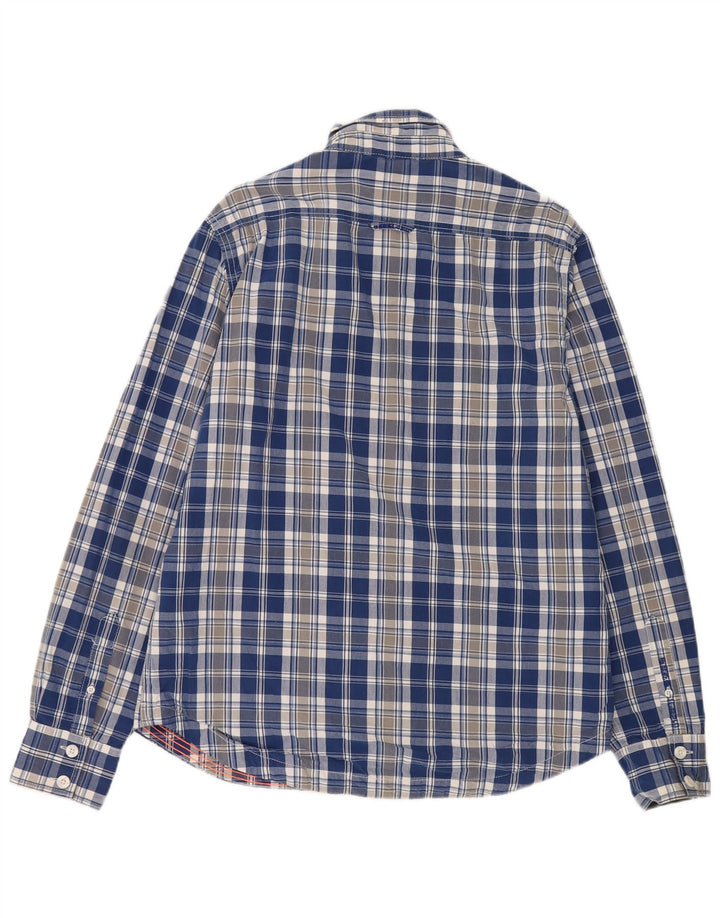 Superdry muška košulja 2XL plavi karirani pamuk