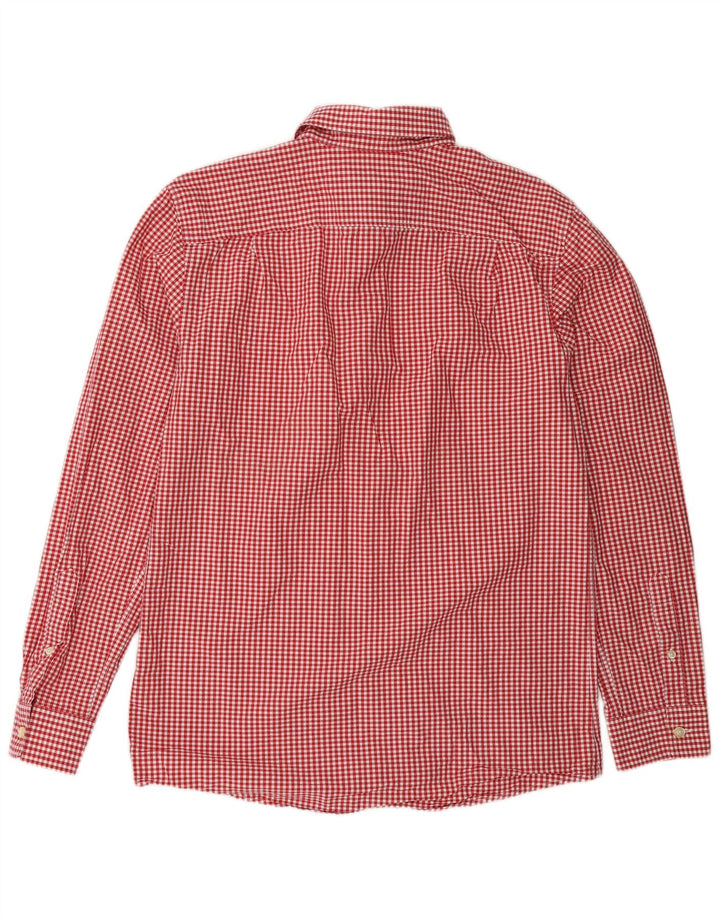 Jack Wills muška košulja srednje crvene boje od gingham pamuka
