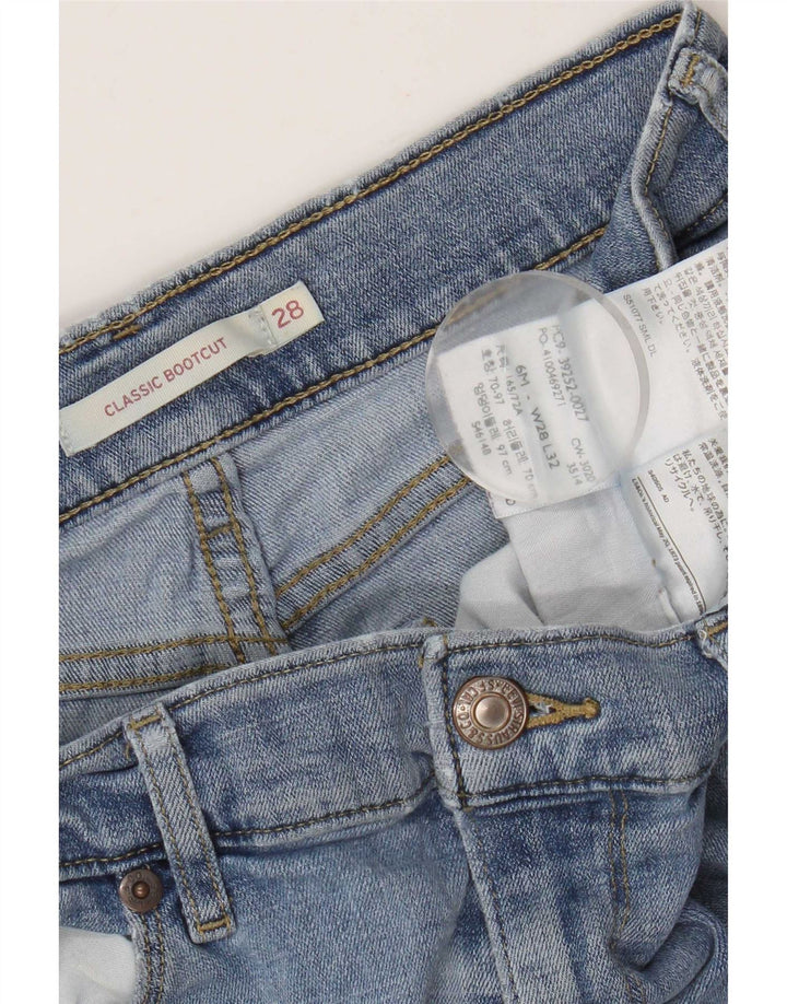 Levi's ženske klasične bootcut traperice W28 L32 plavi pamuk