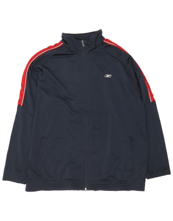 Reebok muška trenirka gornja jakna XL tamnoplava boja