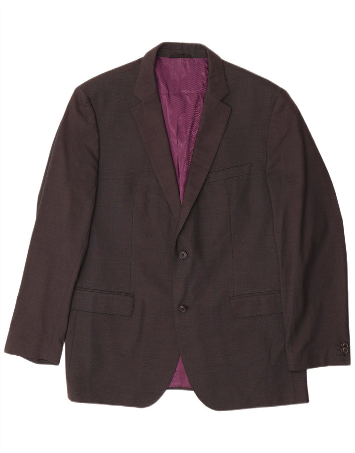 Hugo Boss muška jakna s 2 gumba EU 54 2XL siva vuna
