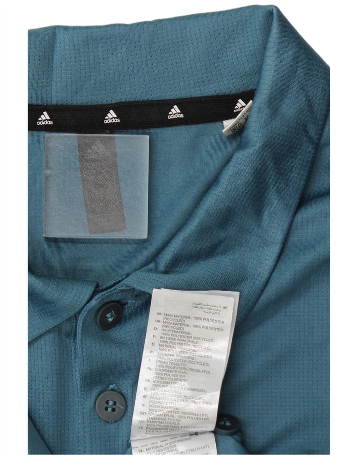 Adidas muška Aeroready polo majica veliki plavi poliester
