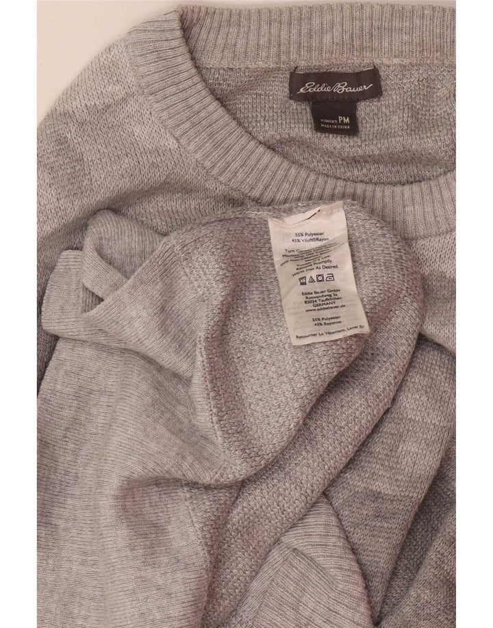 Eddie Bauer ženski pulover s okruglim izrezom UK 14 srednje siva