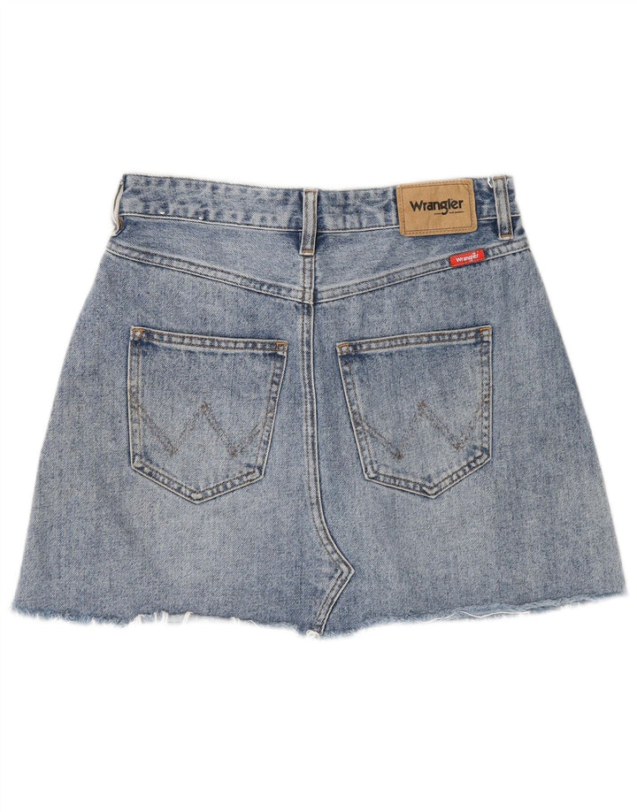 Wrangler ženska suknja od trapera u UK 8 mala W27 plava