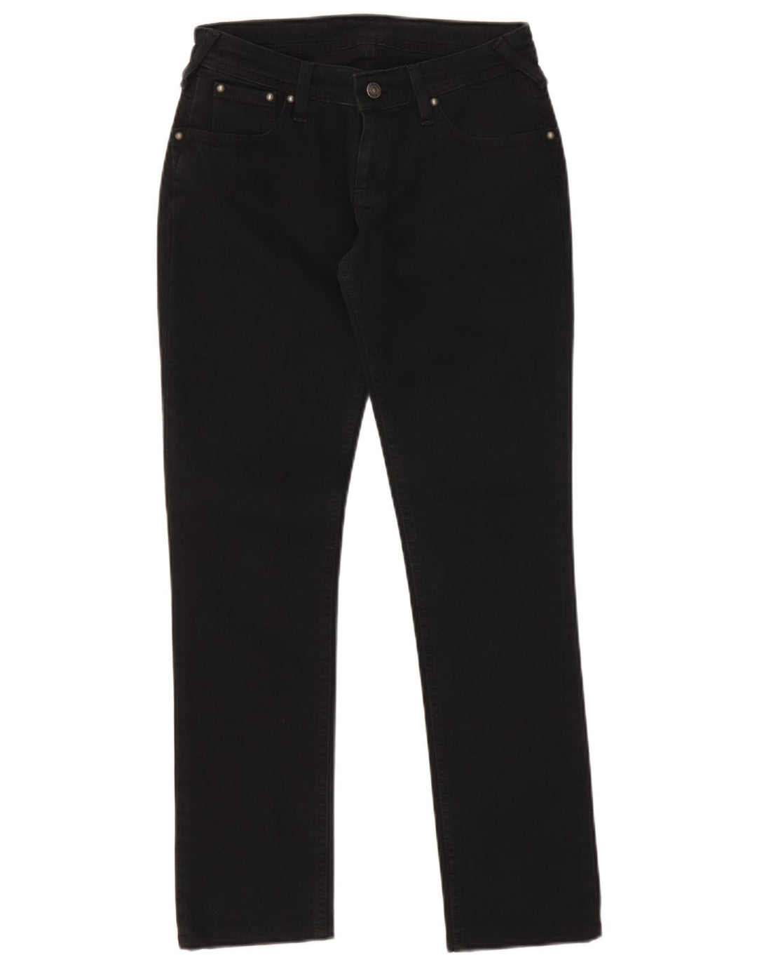 Levi's ženske uske traperice W30 L29 crni pamuk