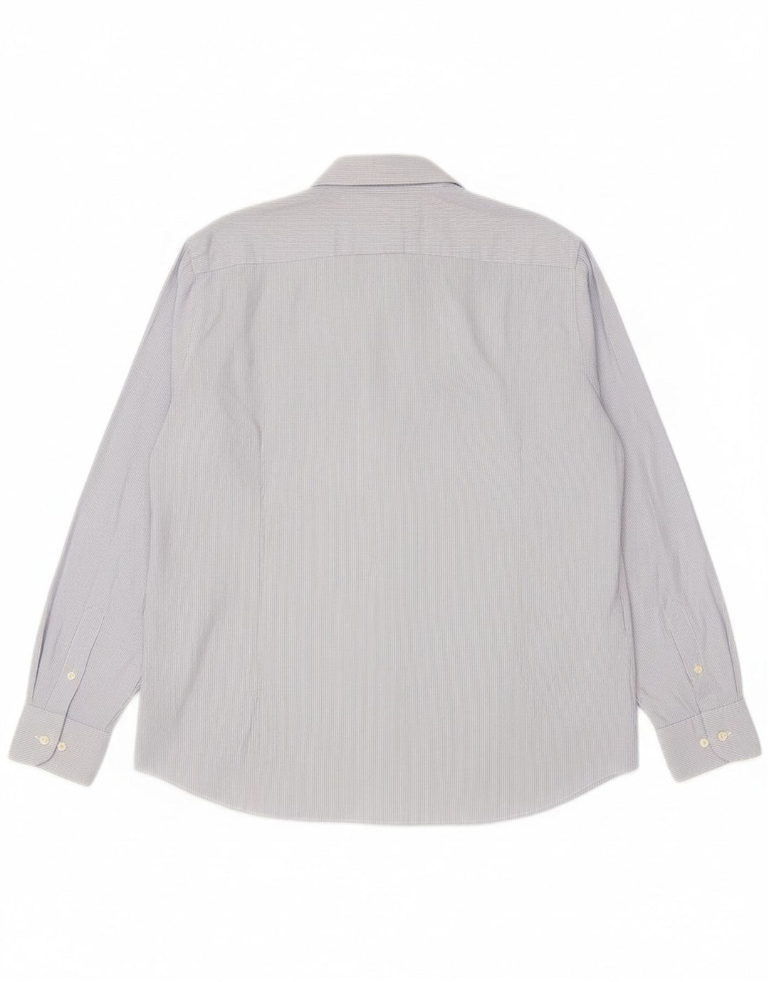 MASSIMO DUTTI Mens Shirt XL Blue Pinstripe