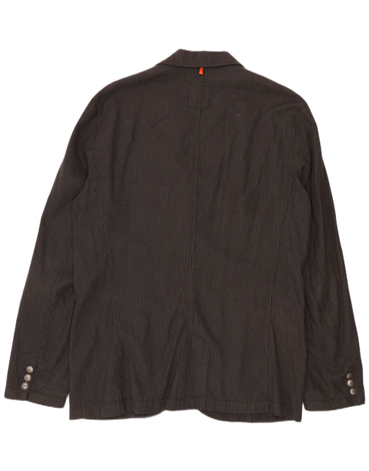 HUGO BOSS Muška jakna sa 2 gumba UK 42 XL siva prugasta