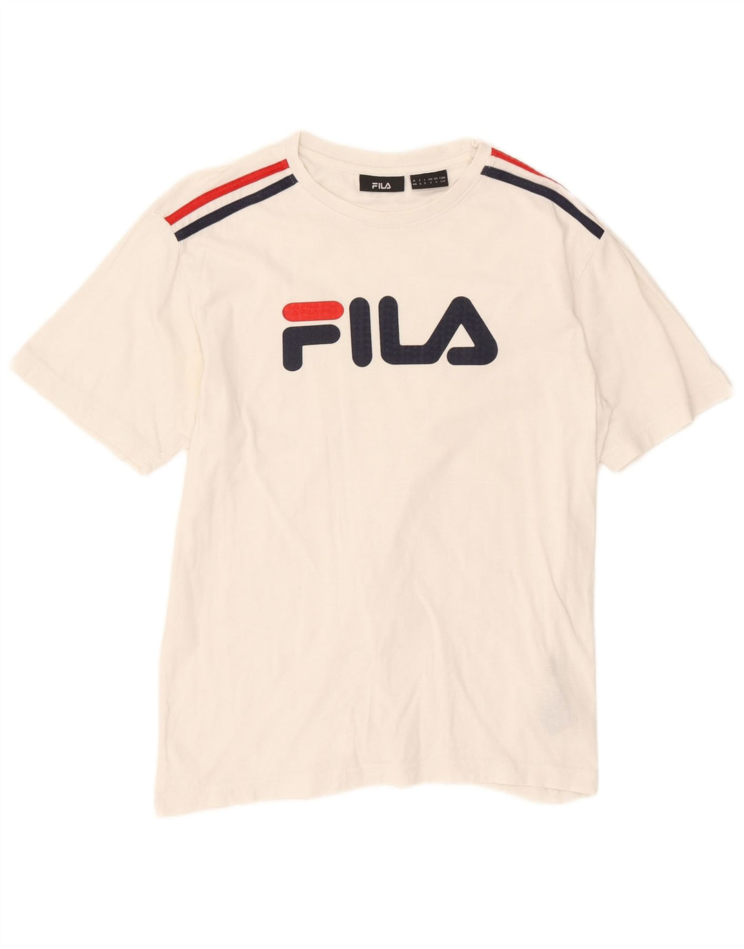 Fila muška majica kratkih rukava s grafičkim motivima, mali bijeli pamuk