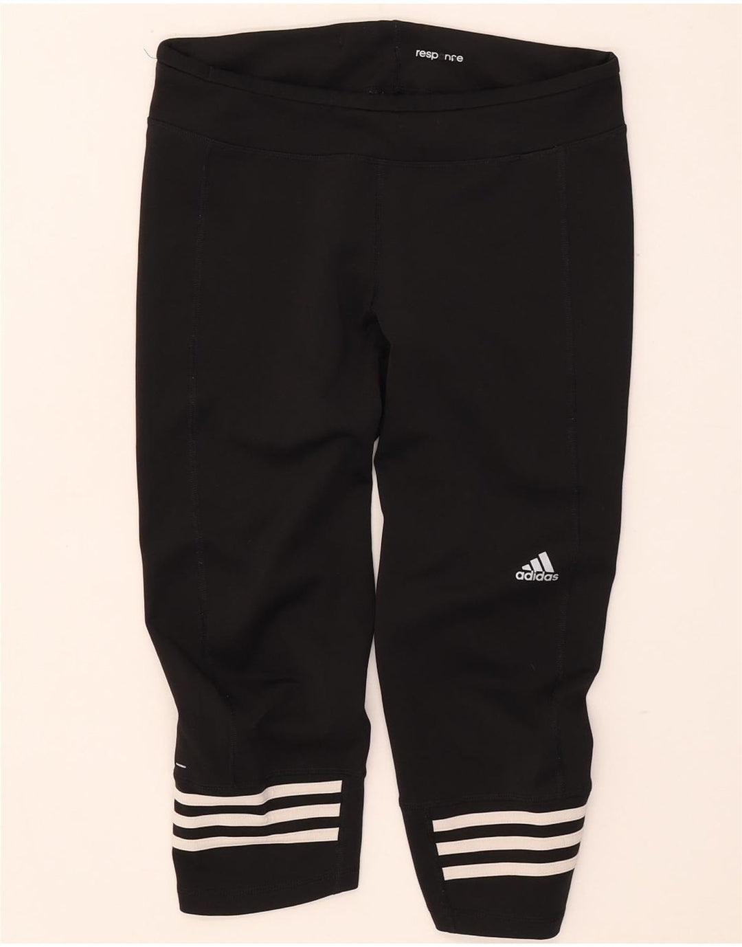 Adidas ženske Climalite Capri tajice UK 12/14 Srednje crni poliester