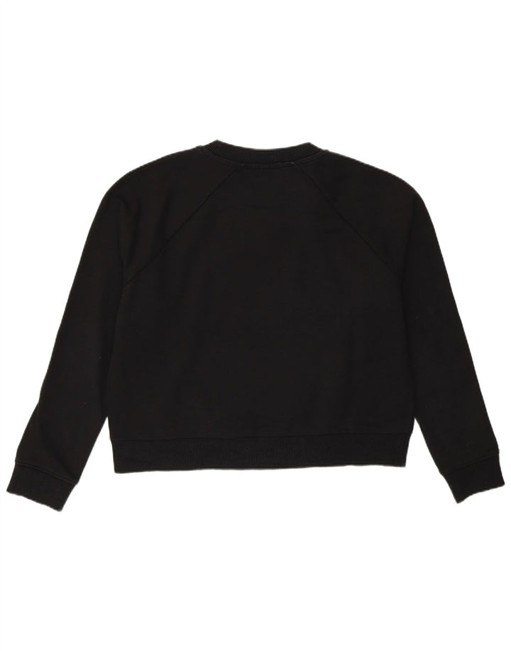 Vans Ženska skraćena majica s motivom prekomjerne majice UK 14 Srednje crna