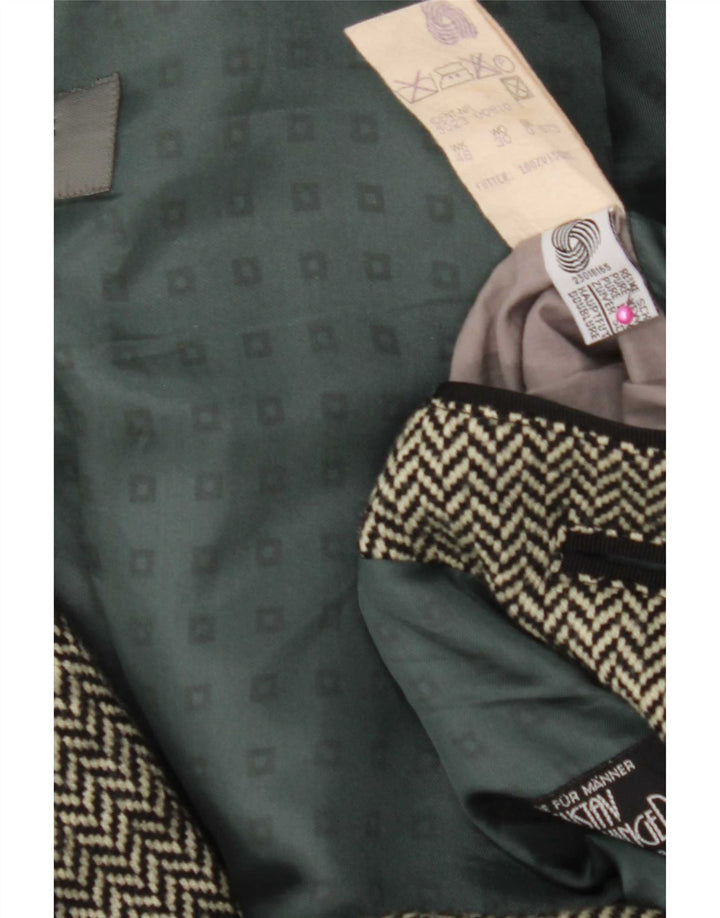 Hugo Boss muška jakna s 2 gumba EU 56 3XL crna riblja kost