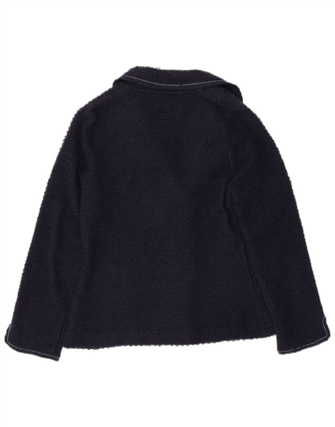 MONSOON Ženska jakna sa 3 gumba UK 16 Veliki tamnoplavi akril