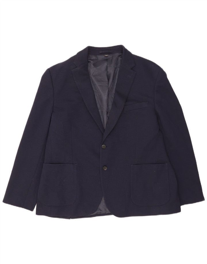 Marks & Spencer muška jakna sa 2 gumba UK 46 XL tamnoplavi poliester