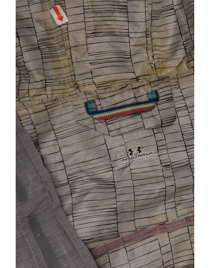 UNDER ARMOUR Muška kišna jakna s kapuljačom UK 38 srednje sivi poliester