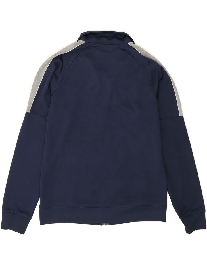 UMBRO Mens Graphic Tracksuit Top Jacket Medium Navy Blue Polyester Vintage Umbro and Second-Hand Umbro from Messina Hembry 