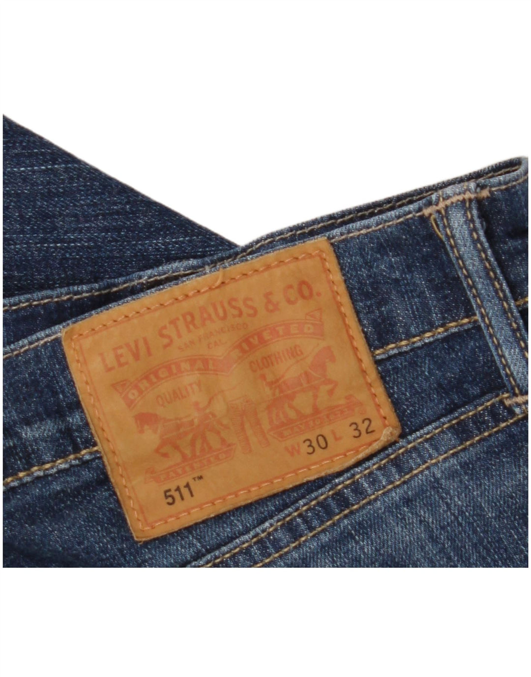 LEVI'S Ženske 511 uske traperice W30 L32 Plavi pamuk