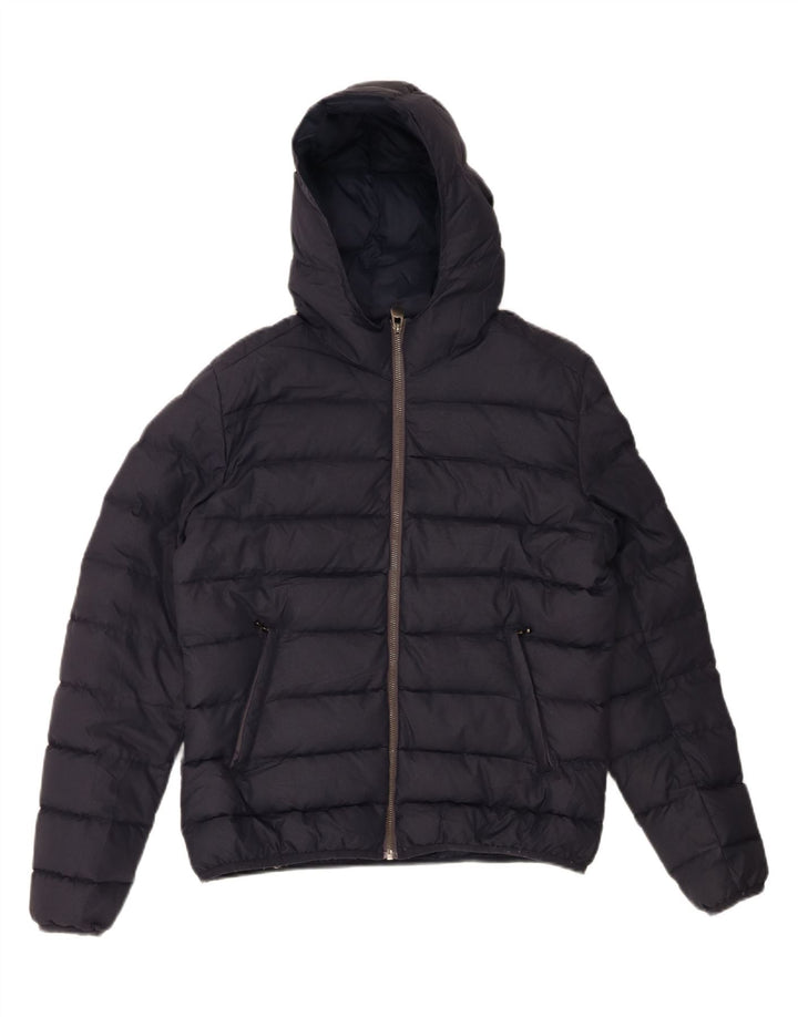 COLMAR Womens Hooded Padded Jacket IT 48 XL Navy Blue