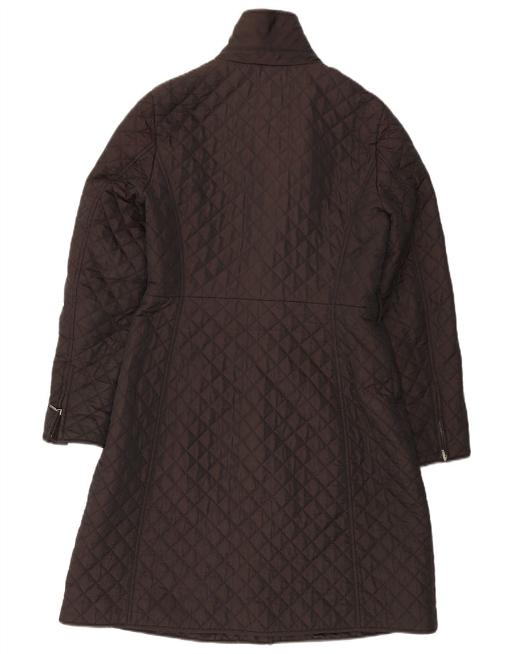 HOBBS ženski prošiveni kaput UK 10 Mali smeđi poliamid