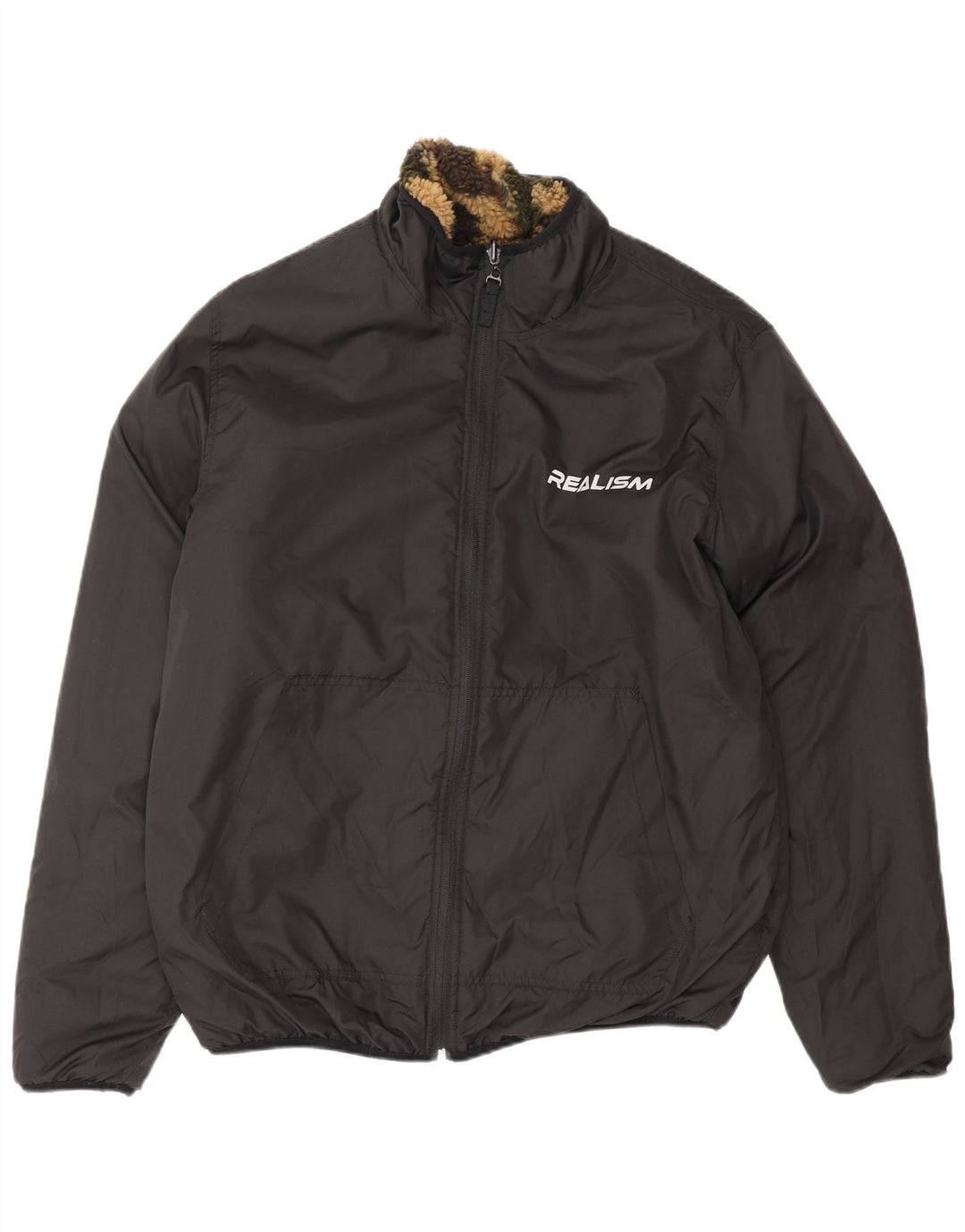 CHAPTER Muška flis dvostruka jakna UK 38 srednje kaki kamuflažna