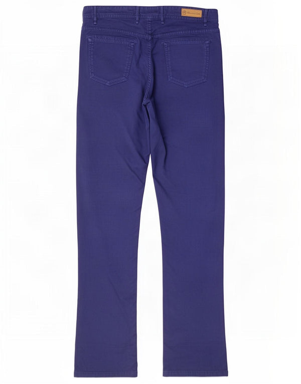 Massimo Dutti Mens Casual Fit Chino hlače EU 44 Large W34 L33 Navy Blue