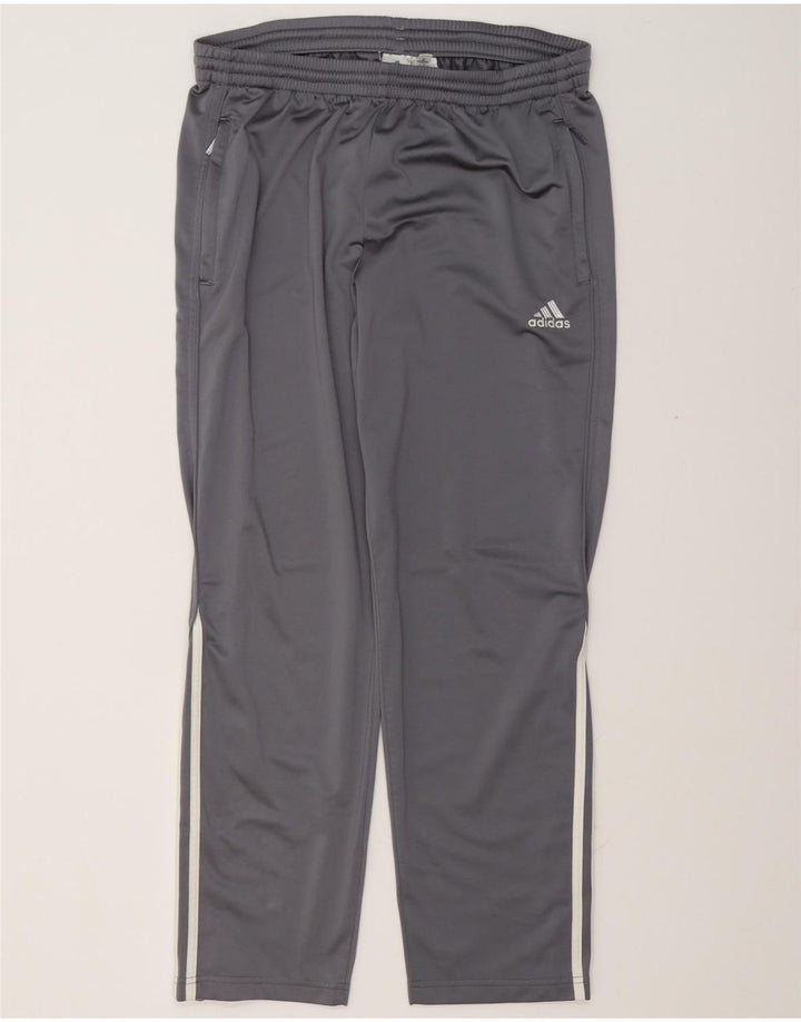Adidas muške trenirke hlače Joggers UK 38/40 srednje sivi poliester