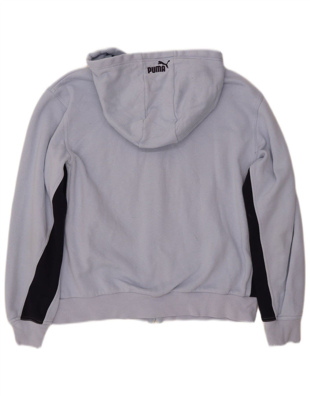 PUMA Ženska majica s kapuljačom s kapuljačom UK 14 Srednje plavi pamuk