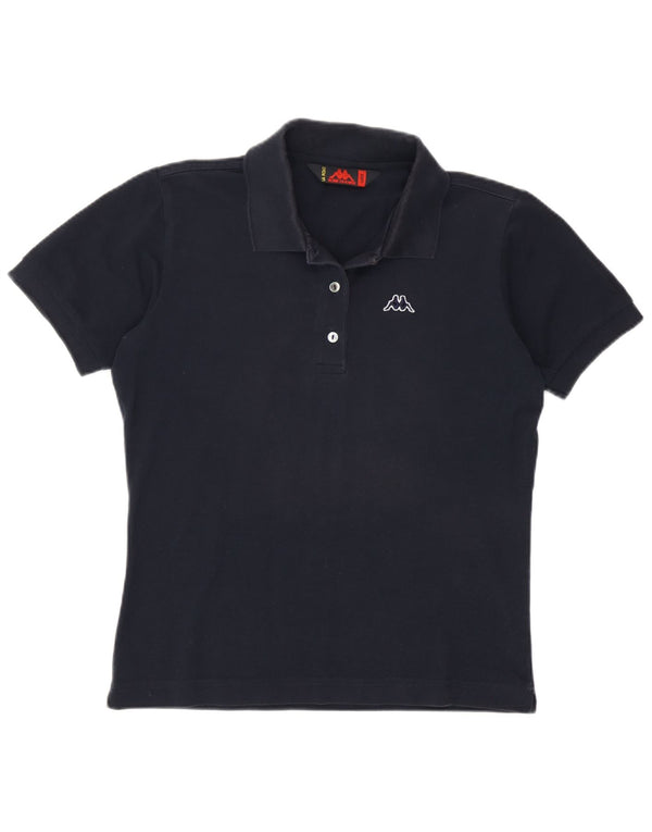 Kappa ženska polo majica UK 14 velika tamnoplava pamuk