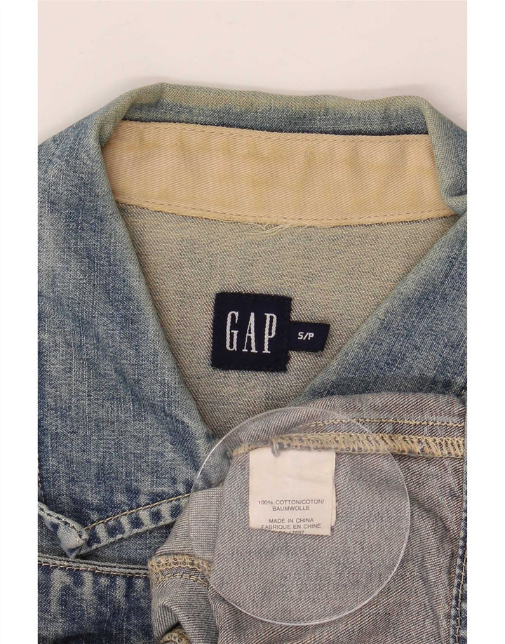 Gap ženska crop traper jakna UK 10 Mala plava pamuk