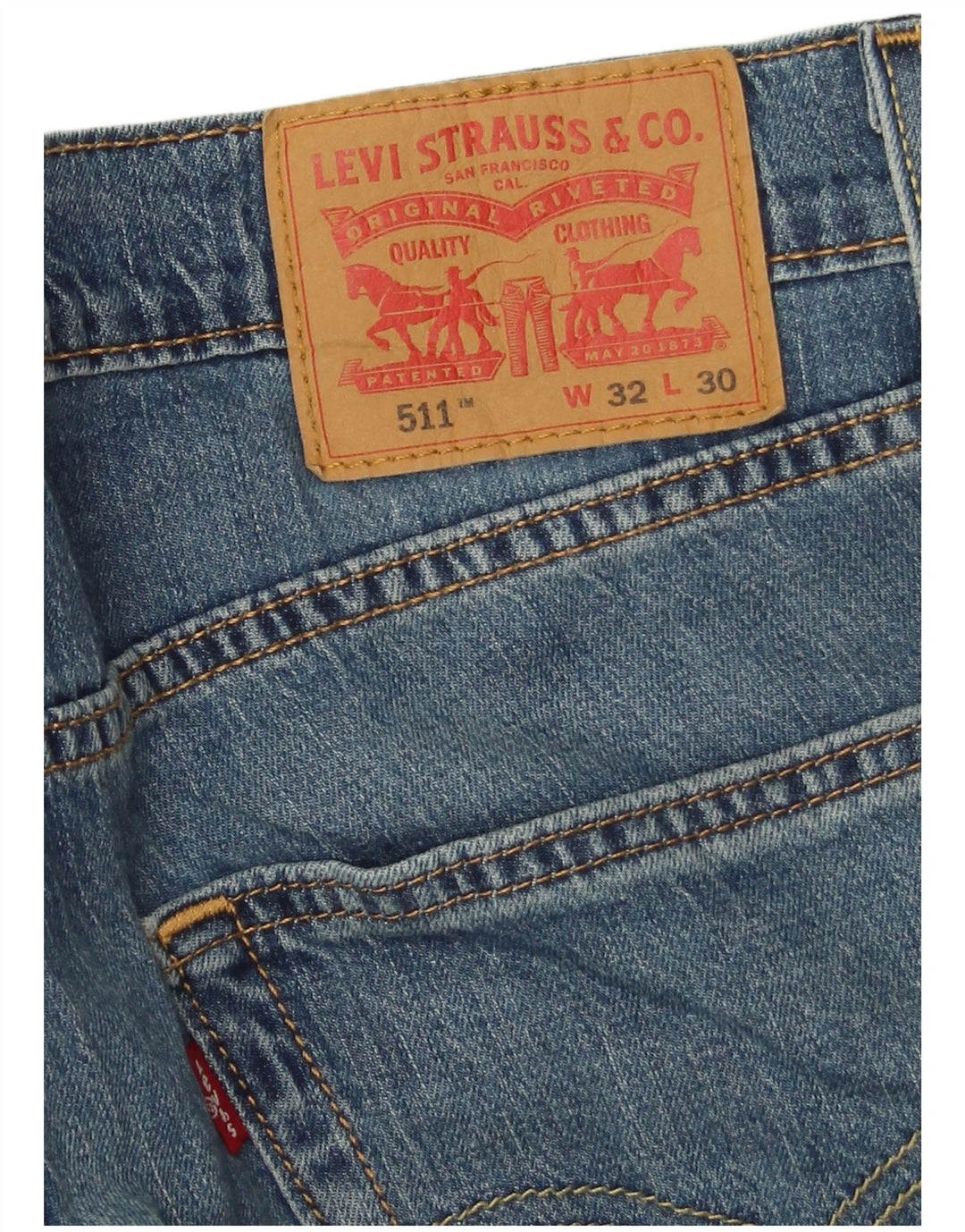 Levi's muške 511 uske traperice W32 L30 plavi pamuk