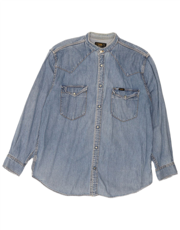 Lee muška traper košulja Large Blue Pamuk
