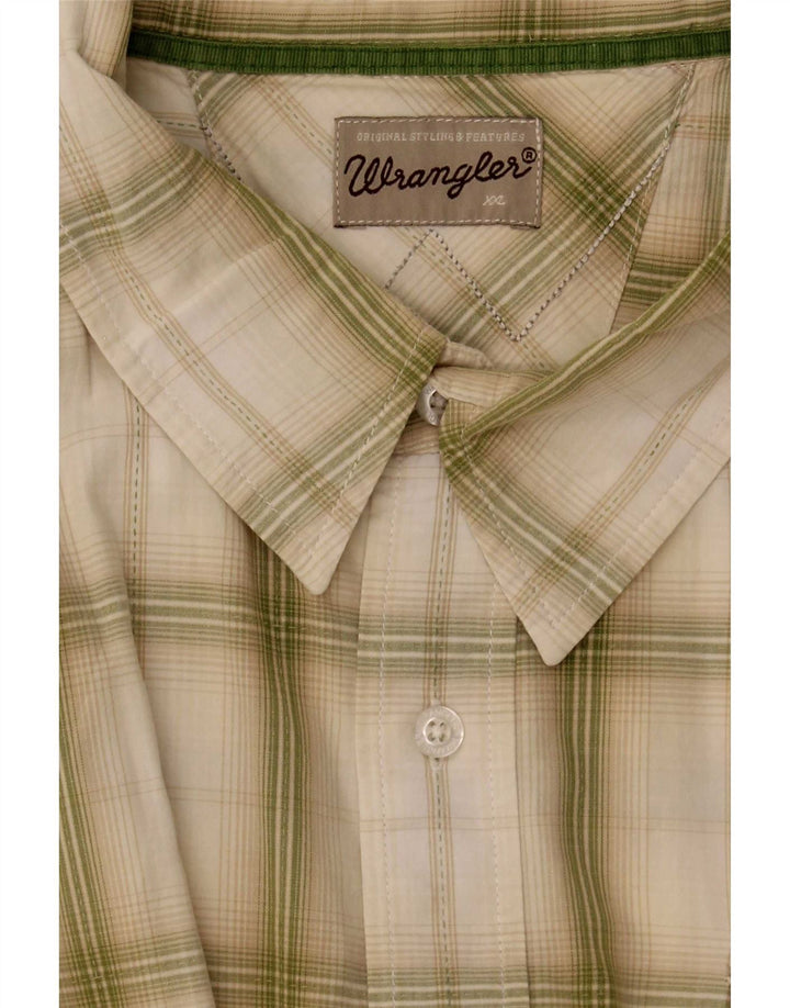 Wrangler muška majica kratkih rukava XL zeleni karirani