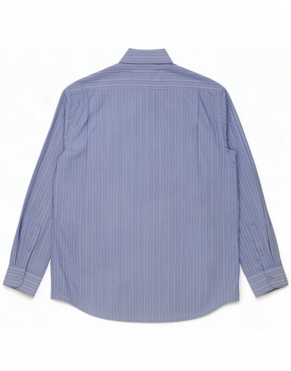 Pierre Cardin muška košulja veličina 41 16 Large Blue Pinstripe Cotton
