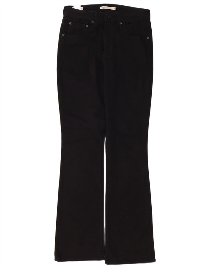 LEVI'S Ženske 725 traperice visokog struka W30 L32 Crni pamuk