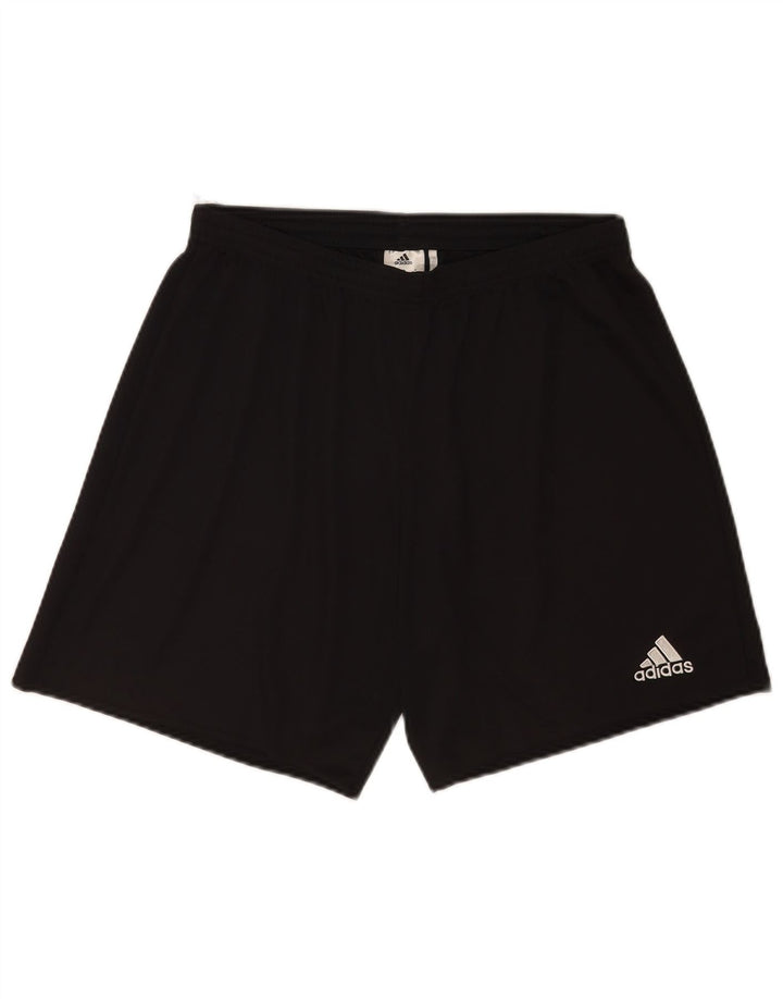 Adidas muške sportske kratke hlače Climalite, veliki crni poliester